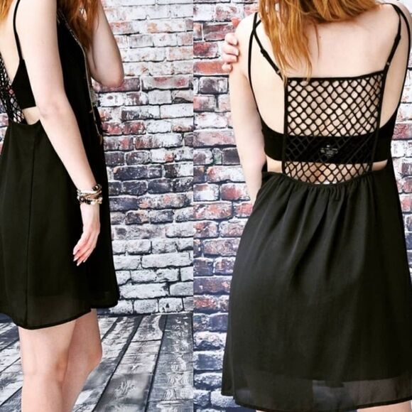 Mesh Back Mini Dress - Picture 11 of 16